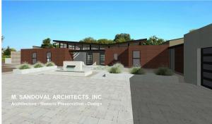 Napa Modern House - Front Exterior Elevation72